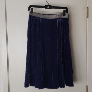 Blue Velvet Maeve skirt